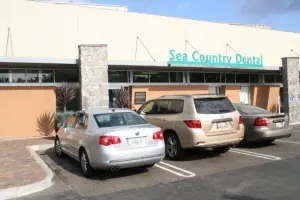 The image shows the exterior of Sea Country Dental , a dental office.